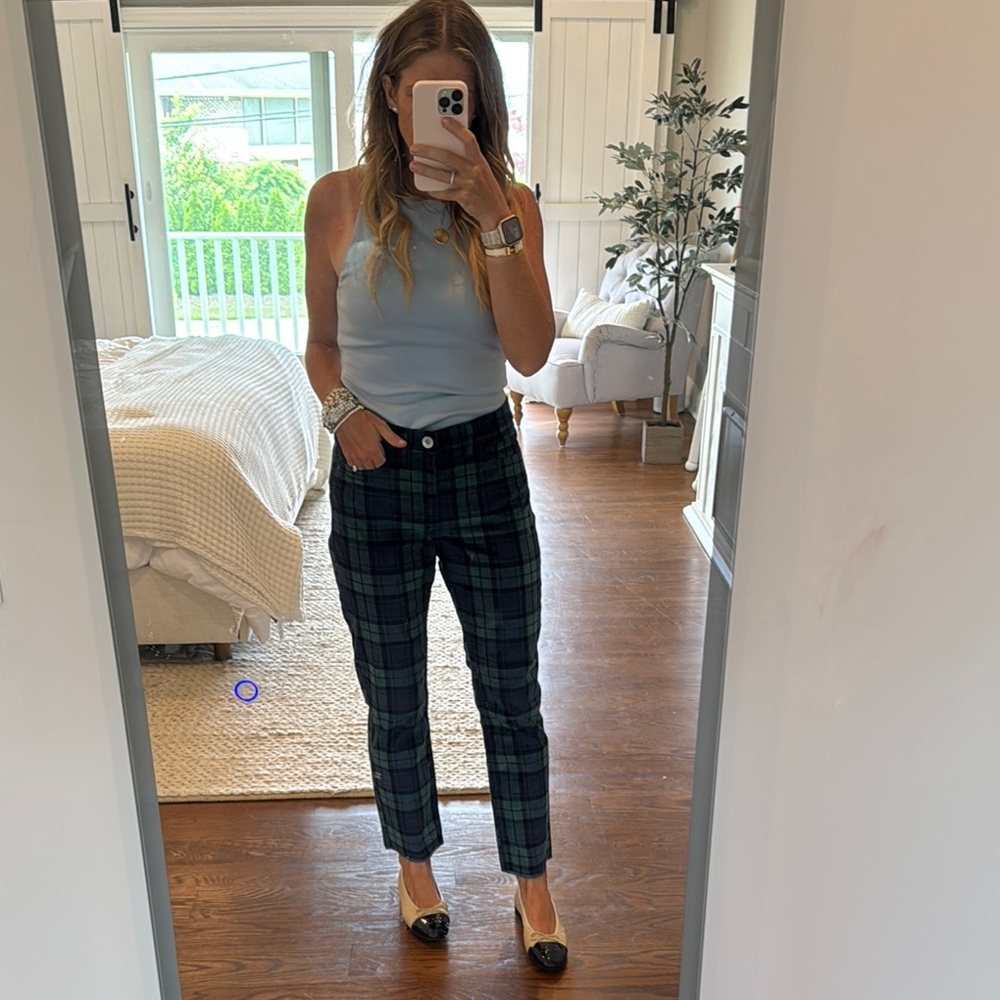 Vineyard Vines Blue and Green Cropped Pants